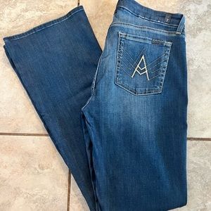 EUC 7 For All Mankind A Pocket Flares- Size 29